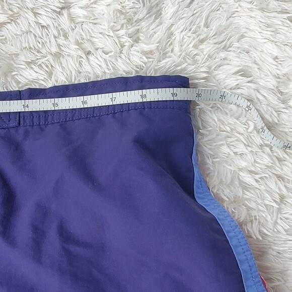 Lands End Blue Red Striped Mens Boardshorts - Picture 11 of 11